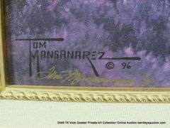 FRAMED LIMITED EDITION REPRODUCTION LITHOGRAPH - EVENING LIGHT BY TIM MANSANAREZ - 1996 - #12/50,