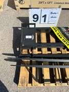 2025 MOWER KING SKID STEER FORKS MODEL: SA - ADJUSTABLE, QUICK ATTACH, S/N: SA25050101C-06C