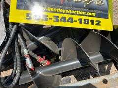 2024/2025 MOWER KING SKID STEER AUGER MODEL: SSECAG-Y WITH 3 BITS - 6", 12", 14" AUGERS,