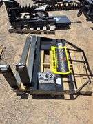 2024/2025 MOWER KING SKID STEER FORKS MODEL SA - ADJUSTABLE, QUICK ATTACH, S/N: SA25010501N-06N