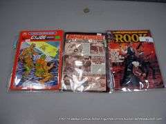 LOT: (3) G.I. JOE COLORING BOOK + MAGAZINES