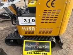2024/2025 AGT MINI EXCAVATOR MODEL: H15R - 420CC GASOLINE ENGINE, S/N: H15R20241231V0683