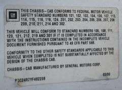 2000  CHEVROLET  GMT-400 TRUCK  2500 (3/4 TON)  SERVICE BED  257,455 MILES