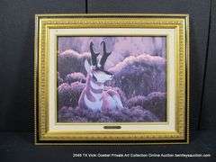 FRAMED LIMITED EDITION REPRODUCTION LITHOGRAPH - EVENING LIGHT BY TIM MANSANAREZ - 1996 - #12/50,