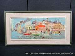 "REGATE A DEAUVILLE" 18 X 35