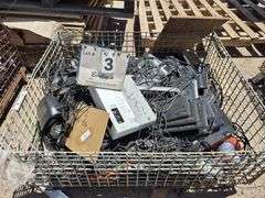 CONTENTS ONLY: WIRE IN BASKET, 328 GROSS LBS., 200 NET LBS.