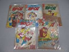 LOT: (5) TOP CAT HANNA BARBERA COMICS