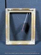 BRONZE PAINTED, CARVED ORNATE WOODEN FRAME 9 X 11