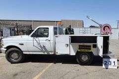 1996  FORD  F-250 PICKUP  W/ SERVICE BED  140,296 MILES
