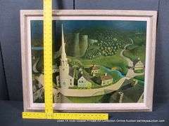 "THE MIDNIGHT RIDE OF PAUL REVERE" 28 X 36