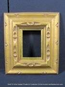 GOLD PAINTED, CARVED WOODEN FRAME 13 X 15