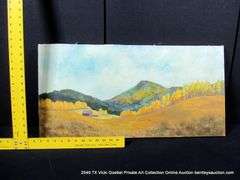HILL LANDSCAPE IN AUTUMN