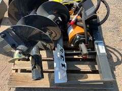 2025 WOLVERINE SKID STEER AUGER DRIVE & BIT ATTACHMENT MODEL: ADB-13-1218R,