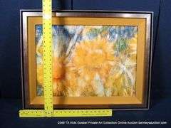 "SUNFLOWERS" 25 X 32