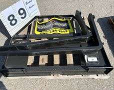 2025 MOWER KING SKID STEER FORKS MODEL: SA - ADJUSTABLE, QUICK ATTACH, S/N: SA25050106C