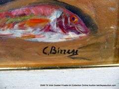 UNKNOWN: FISH IN A BASKET 23 X 27