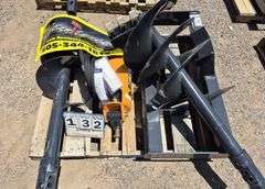 2025 WOLVERINE SKID STEER AUGER DRIVE & BIT ATTACHMENT MODEL: ADB-13-1218R,