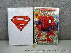 LOT: (2) SPIDERMAN 1 MC FARLEN & SUPERMAN WHITE COVER