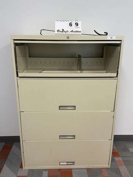 4-DRAWER LATERAL FILE CABINET