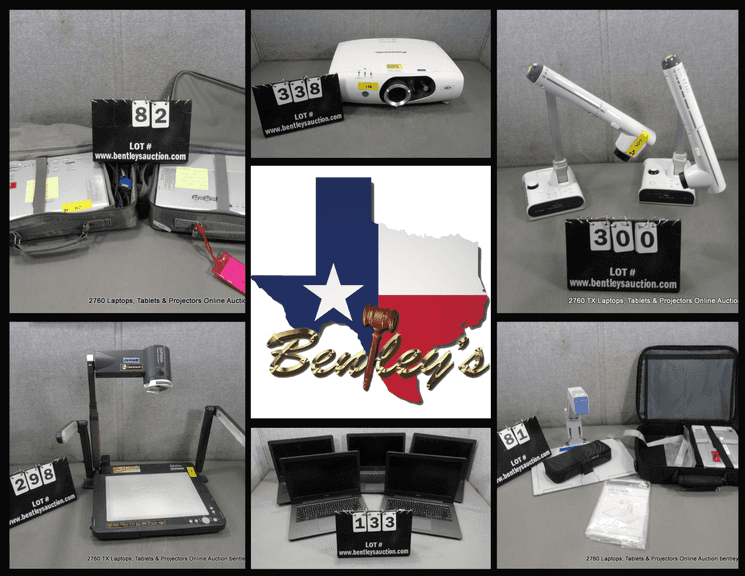 2760-TX Laptops, Tablets, & Projectors Online Auction
