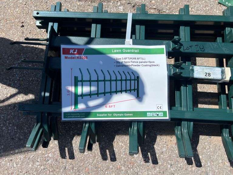 2025 KJ LAWN GUARDRAIL MODEL: K0308