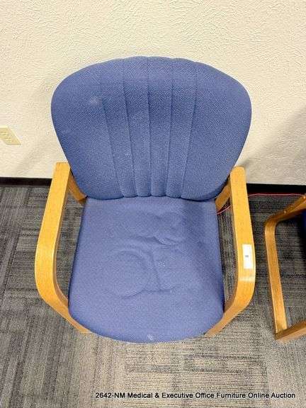 BLUE ARM CHAIR