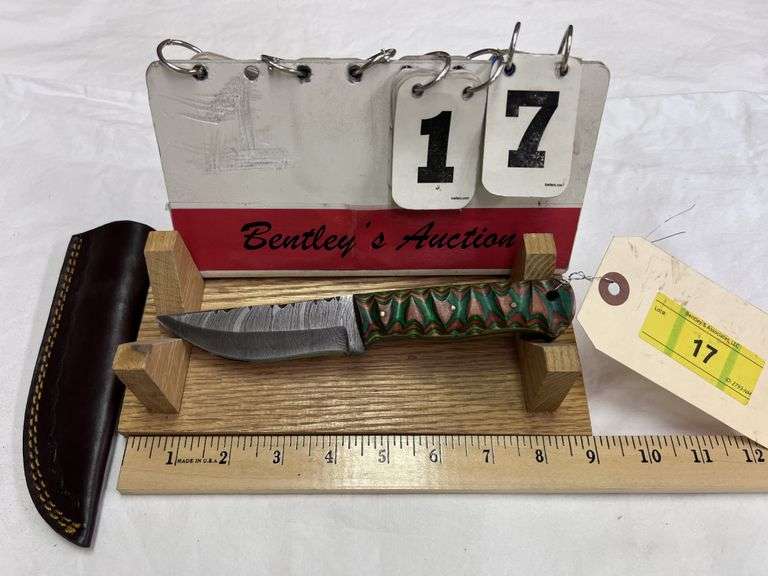 KNIFE W/ SHEATH - TOTAL LENGTH 8" - FIXED BLADE