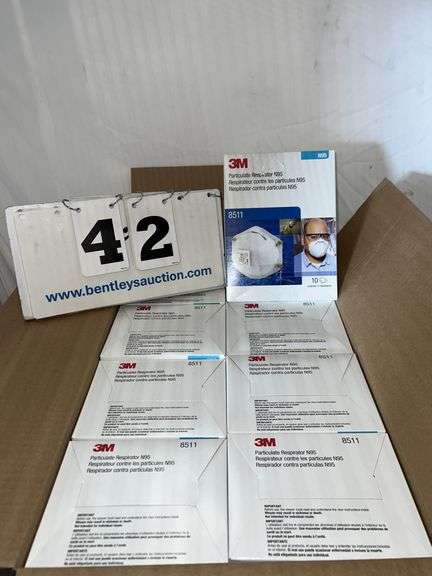 BOX: 3M RESPIRATOR N95 MASKS