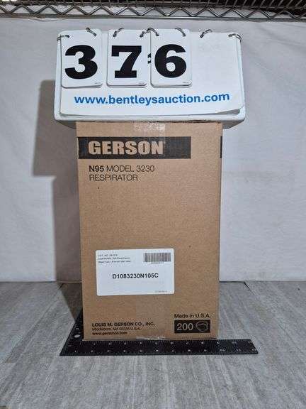 BOX: GERSON N95 RESPIRATOR MASKS