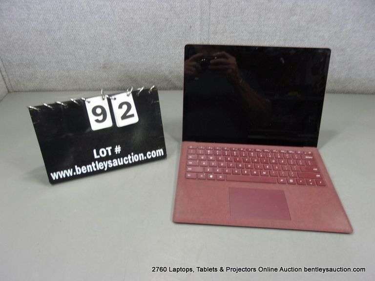 MICROSOFT LAPTOP M 1769 RED Bentley & Associates, LLC