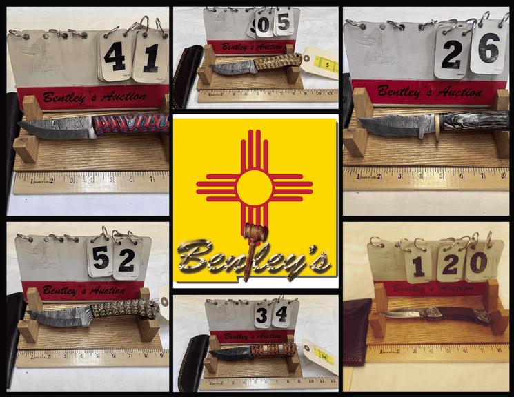 2793-NM Damascus Knives - Cutlery Online Auction