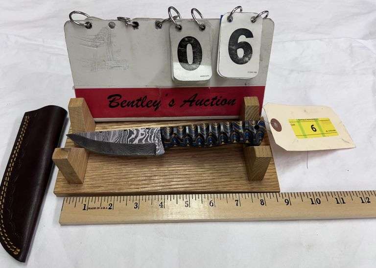KNIFE W/ SHEATH - TOTAL LENGTH 8" - FIXED BLADE