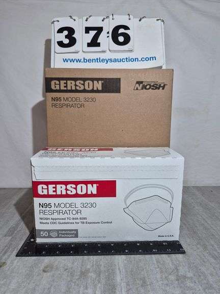 BOX: GERSON N95 RESPIRATOR MASKS