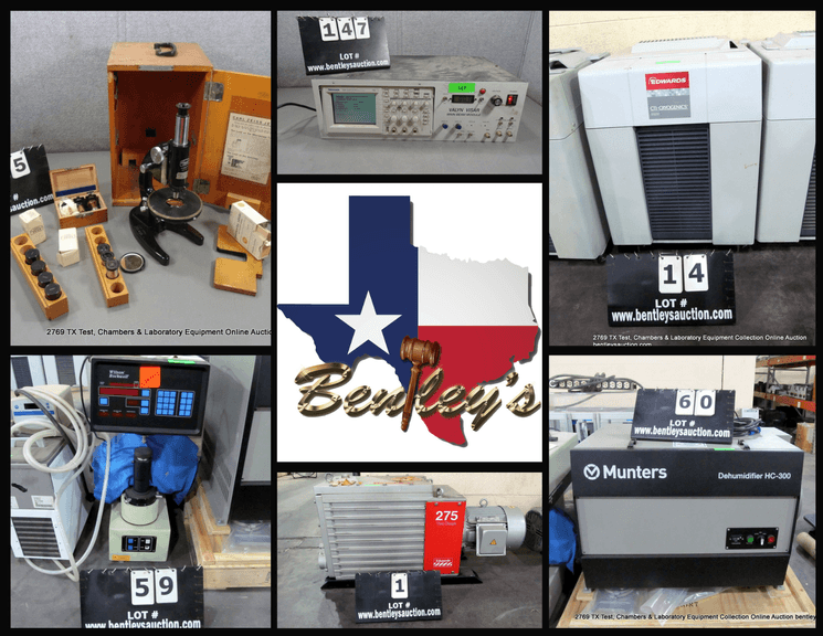 2769-TX Test, Chambers & Laboratory Equipment Online Auction