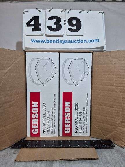 BOX: GERSON N95 RESPIRATOR MASKS