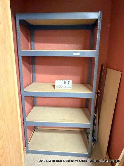 6' METAL SHELVING UNIT