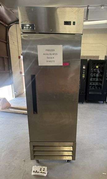 ARCTIC AIR FREEZER, COMMERCIAL, MODEL AF23, S/N 5145272