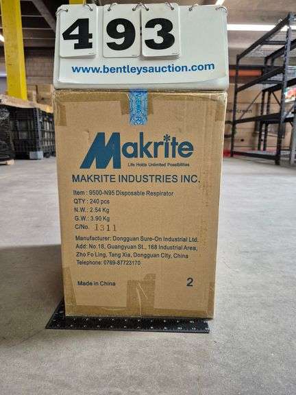 BOX: MAKRITE N95 DISPOSABLE MASKS