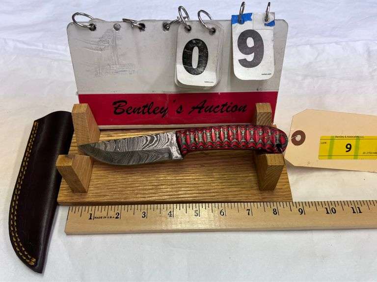 KNIFE W/ SHEATH - TOTAL LENGTH 8" - FIXED BLADE