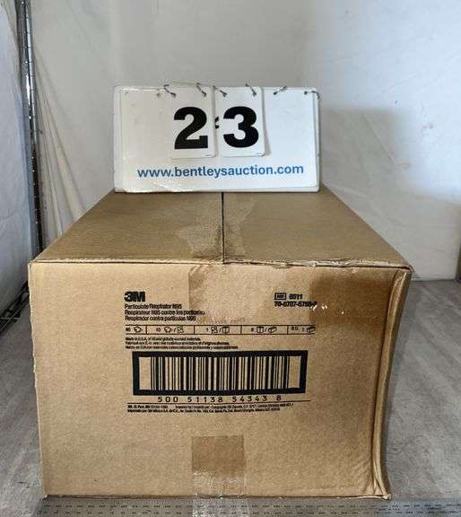 BOX: 3M RESPIRATOR N95 MASKS