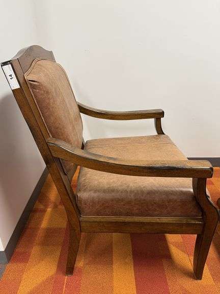 BEST CHAIR INC LEATHER ARM CHAIR