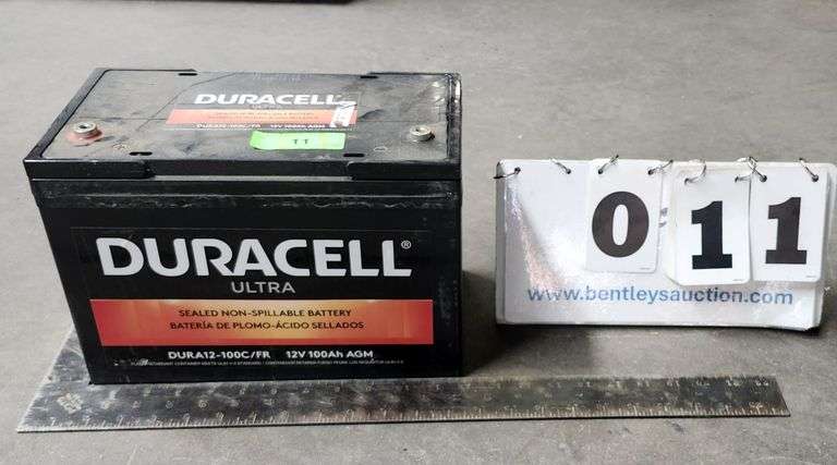 DURACELL BATTERY 12V, DURA12-100C/FR