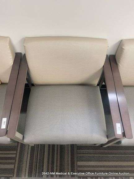 GOLD/SILVER ARM CHAIR