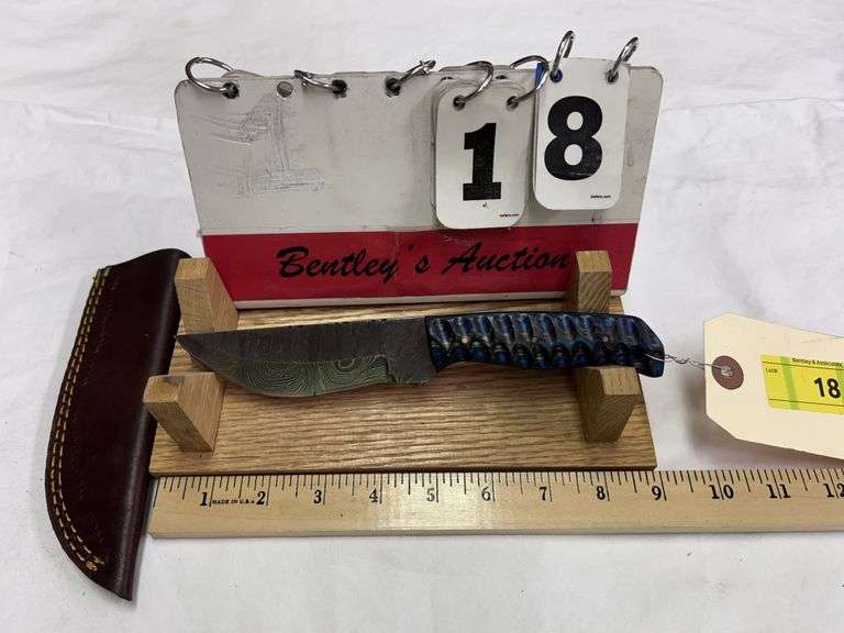 KNIFE W/ SHEATH - TOTAL LENGTH 9" - FIXED BLADE