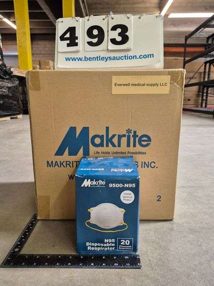 BOX: MAKRITE N95 DISPOSABLE MASKS