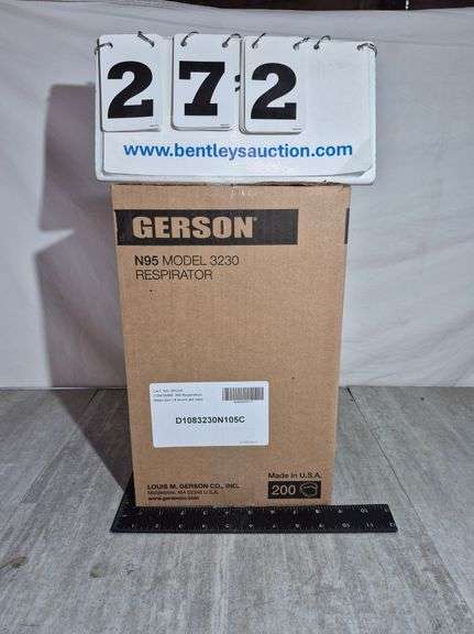 BOX: GERSON N95 RESPIRATOR MASKS