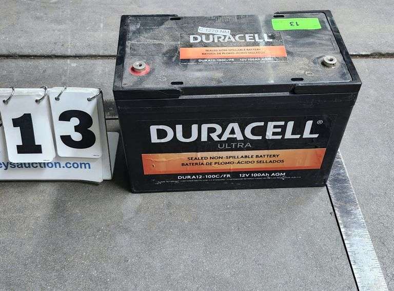 DURACELL BATTERY 12V, DURA12-100C/FR