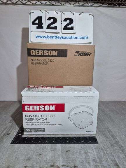 BOX: GERSON N95 RESPIRATOR MASKS