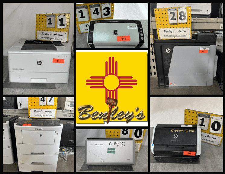 2631-NM Printers, Scanners, Shredders & Accessories Online Auction