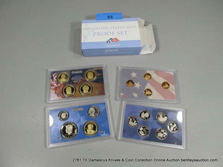 2009 UNITED STATES MINT PROOF COIN SET - 18 COINS TOTAL